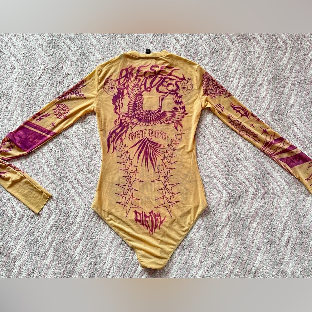 Diesel print bodysuit size S. Very good condition.